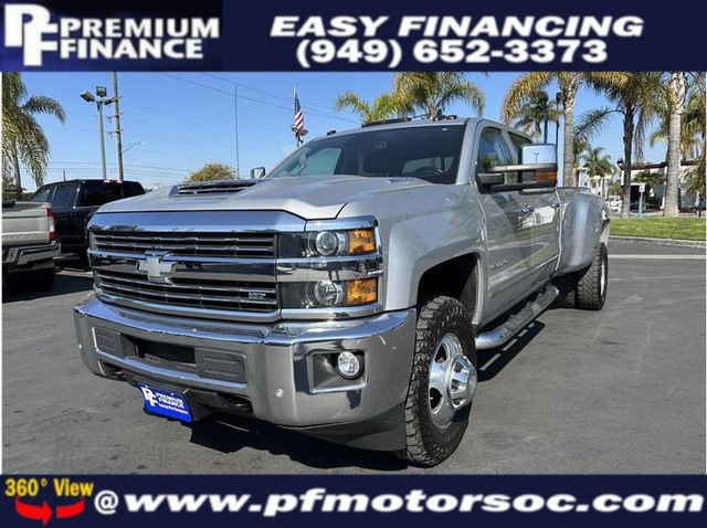 2017 Chevrolet Silverado 3500 HD Crew Cab LTZ DUALLY 4X4 DIESEL NAV BACK UP CAM - 22780705 - 0