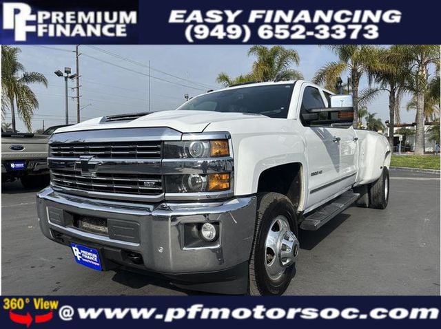 2017 Chevrolet Silverado 3500 HD Crew Cab LTZ DUALLY 4X4 DIESEL NAV BACK UP CAM CLEAN - 22764851 - 0