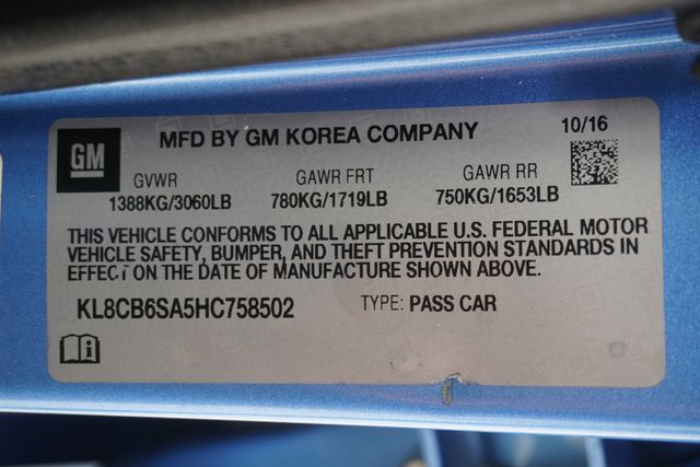 2017 Chevrolet Spark 5dr Hatchback CVT LS - 23006067 - 25