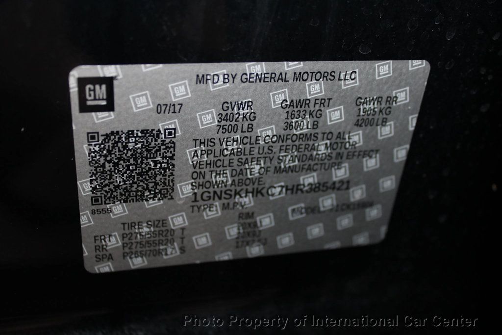 2017 Chevrolet Suburban 4WD 4dr 1500 LT - 22943039 - 28