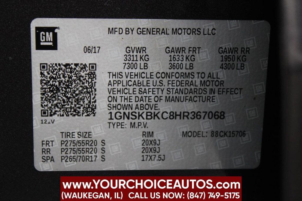 2017 Chevrolet Tahoe 4WD 4dr LT - 22887710 - 36