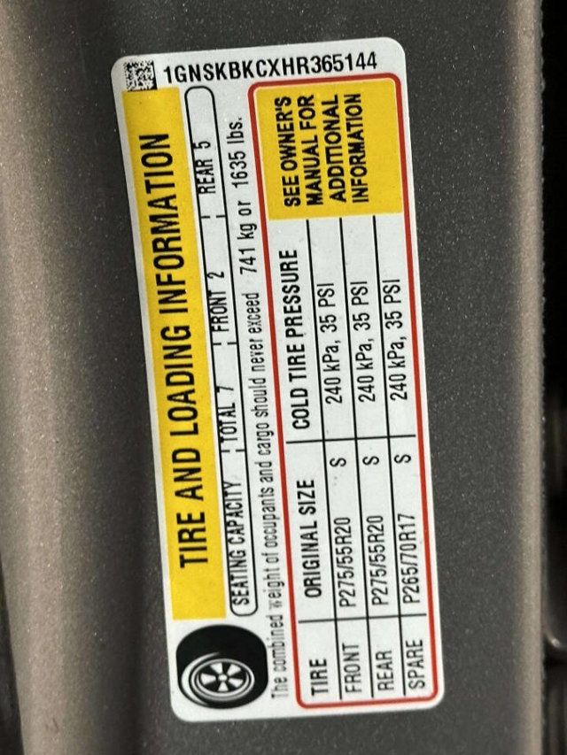 2017 Chevrolet Tahoe 4WD 4dr LT - 22953390 - 19