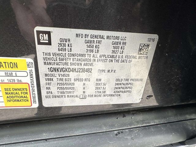 2017 Chevrolet Traverse AWD 4dr LT w/1LT - 22990040 - 36