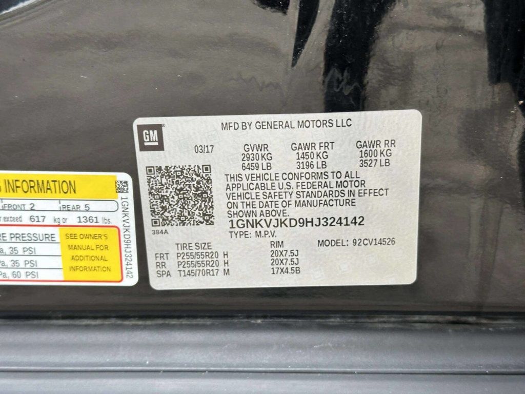 2017 Chevrolet Traverse AWD 4dr Premier - 22989540 - 27