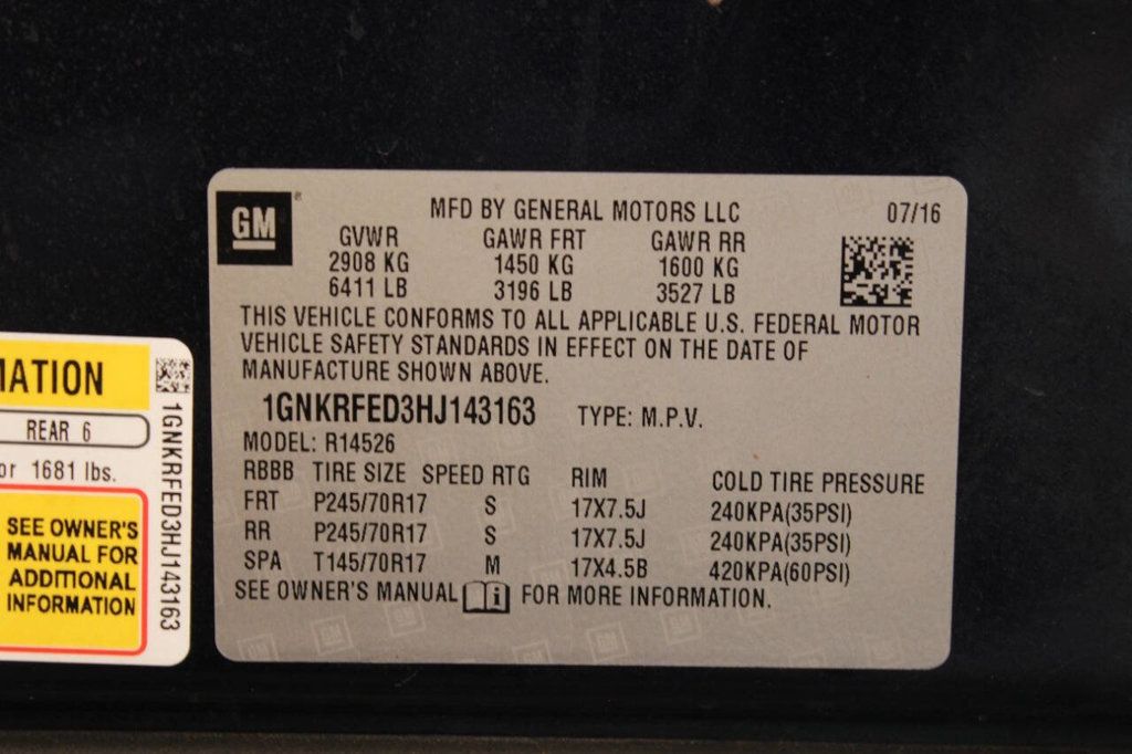 2017 Chevrolet Traverse FWD 4dr LS w/1LS - 22918926 - 27