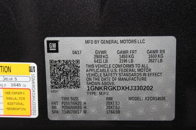 2017 Chevrolet Traverse FWD 4dr LT w/1LT - 22918290 - 29