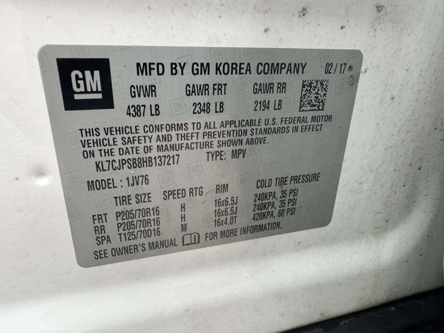 2017 Chevrolet Trax AWD 4dr LT - 23039961 - 33