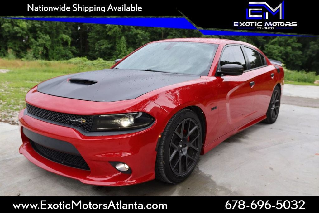 2017 Dodge Charger R/T SCAT PACK, CLEAN CARFAX, SPOILER, ALCANTARA TRIM, NAVIGATION - 22864006 - 0
