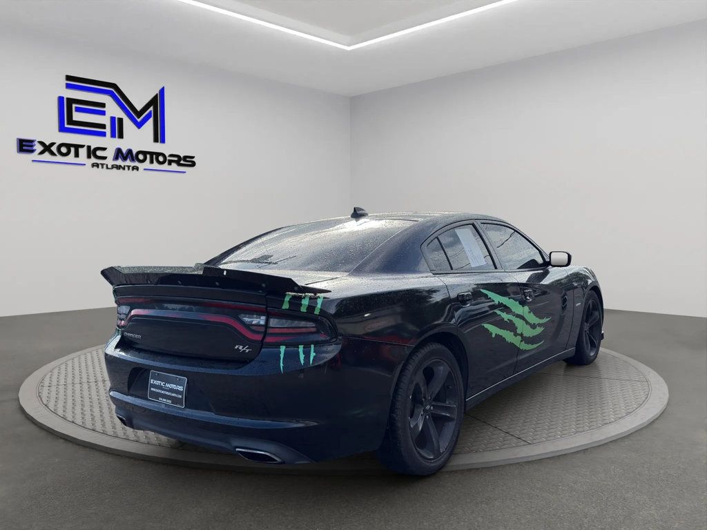 2017 Dodge Charger V8 HEMI, BLACKOUT WHEELS, SPOILER, BLUETOOTH, TINTED WINDOWS!!!! - 23019509 - 4