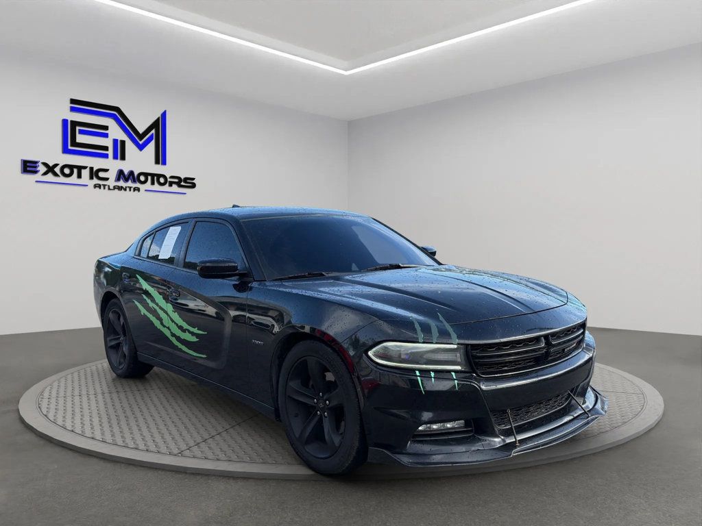 2017 Dodge Charger V8 HEMI, BLACKOUT WHEELS, SPOILER, BLUETOOTH, TINTED WINDOWS!!!! - 23019509 - 6