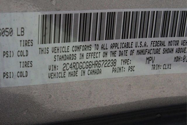 2017 Dodge Grand Caravan SXT Wagon - 23016162 - 10