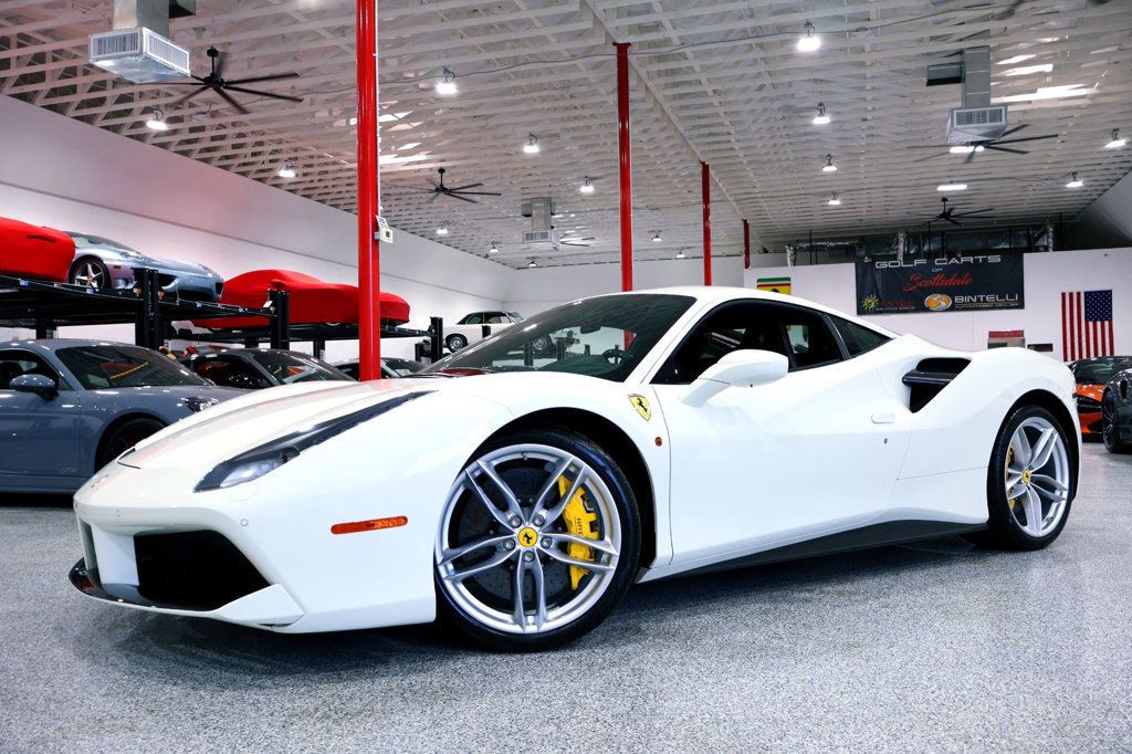 2017 Ferrari 488 GTB BIANCO AVUS...2,243 Miles...GOLDRAKE Race Seats - 23005724 - 3