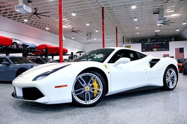 2017 Ferrari 488 GTB BIANCO AVUS...2,243 Miles...GOLDRAKE Race Seats - 23005724 - 3