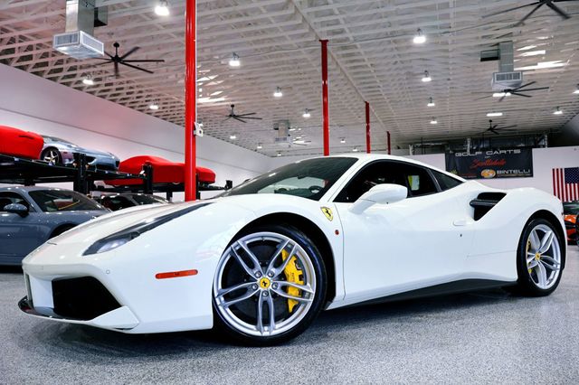 2017 Ferrari 488 GTB BIANCO AVUS...2,243 Miles...GOLDRAKE Race Seats - 23005724 - 4