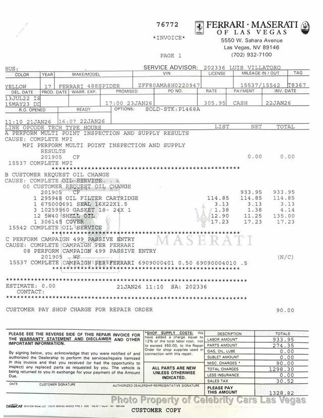 2017 Ferrari 488 Spider 488 Spider  - 22975066 - 64