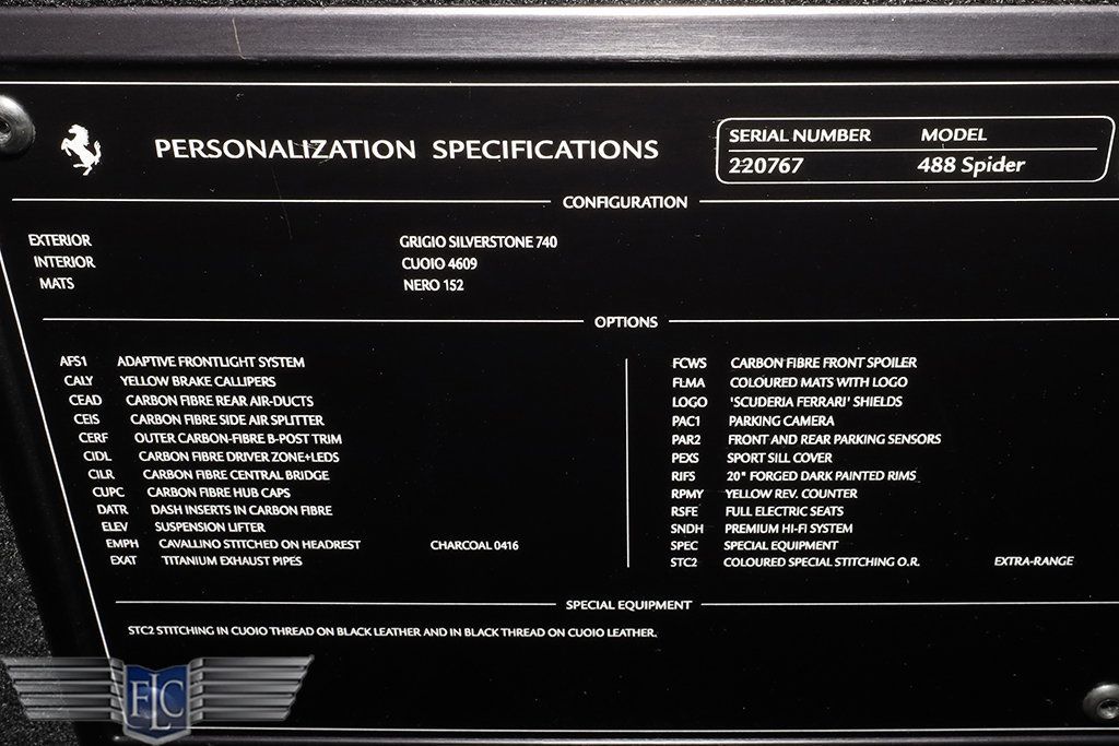 2017 Ferrari 488 Spider Convertible - 23017916 - 39