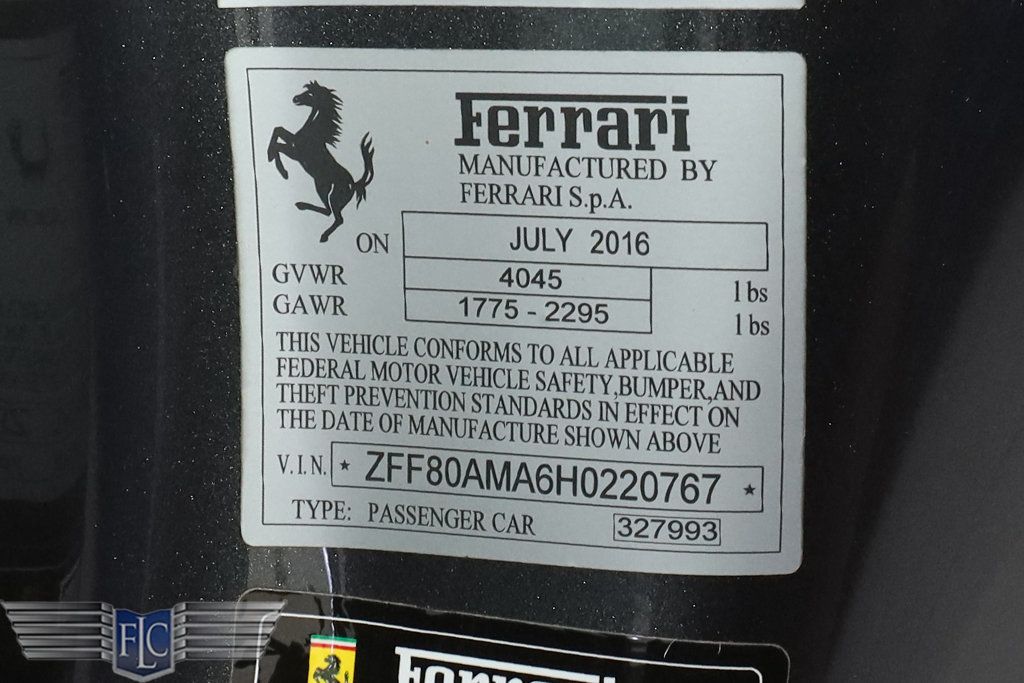 2017 Ferrari 488 Spider Convertible - 23017916 - 41