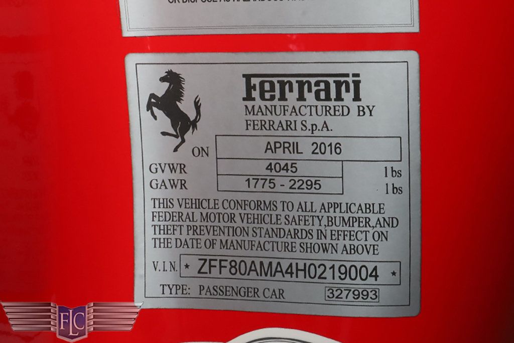 2017 Ferrari 488 Spider Convertible - 23023892 - 43