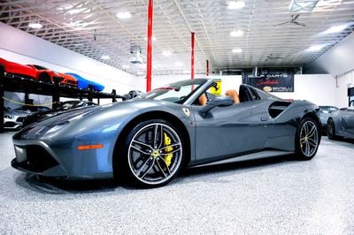 2017 Used Ferrari 488 SPIDER GRIGIO SILVERSTONEOnly 7,723