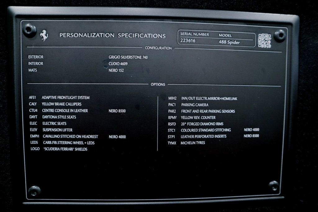 2017 Ferrari 488 SPIDER GRIGIO SILVERSTONE...SORRY SOLD! - 22777955 - 21