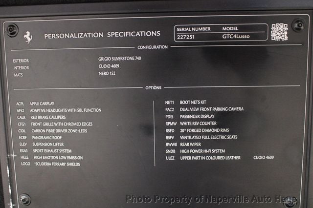 2017 Ferrari GTC4Lusso AWD - 22940204 - 51