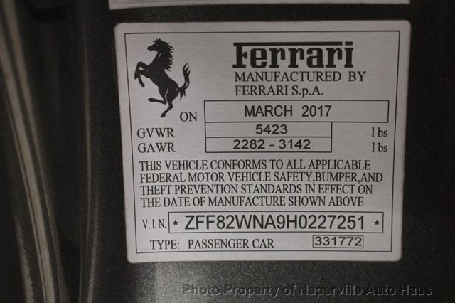 2017 Ferrari GTC4Lusso AWD - 22940204 - 63