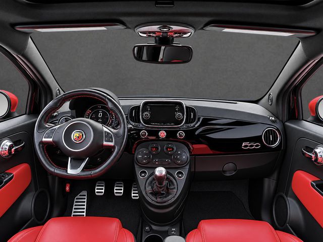 2017 FIAT 500 Abarth CLEAN CARFAX, HATCH, 5-SPD MANUAL, SUNROOF, LEATHER, NAVIGATION - 23093335 - 2