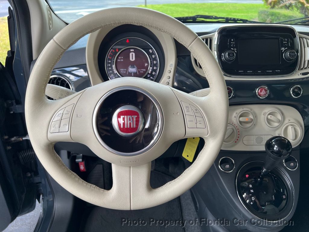 2017 FIAT 500c Pop Cabrio Convertible Automatic - 22429898 - 48