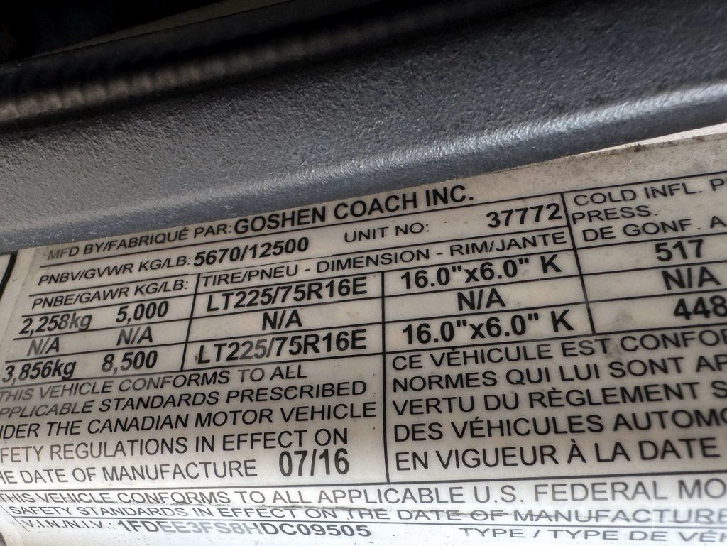 2017 Ford E350 Non-CDL Wheelchair Shuttle Bus For Sale For Adults Medical Transport Mobility ADA Handicapped - 23066397 - 25