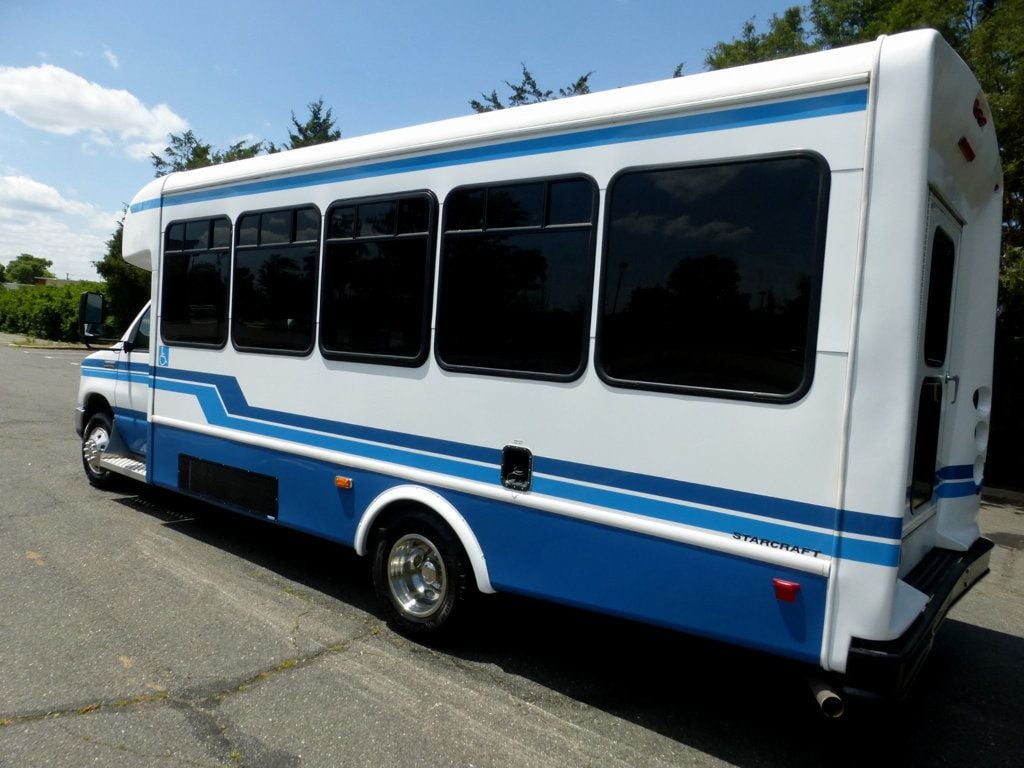2017 Ford E450 14 Passenger 3 Wheelchair Shuttle Bus For Seniors Church Adults Medical Transport Handicapped - 22399973 - 12