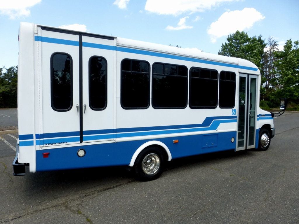 2017 Ford E450 14 Passenger 3 Wheelchair Shuttle Bus For Seniors Church Adults Medical Transport Handicapped - 22399973 - 8