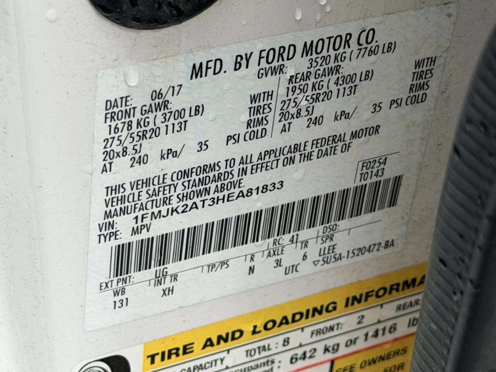 2017 Ford Expedition EL Limited 4x4 - 23011856 - 18