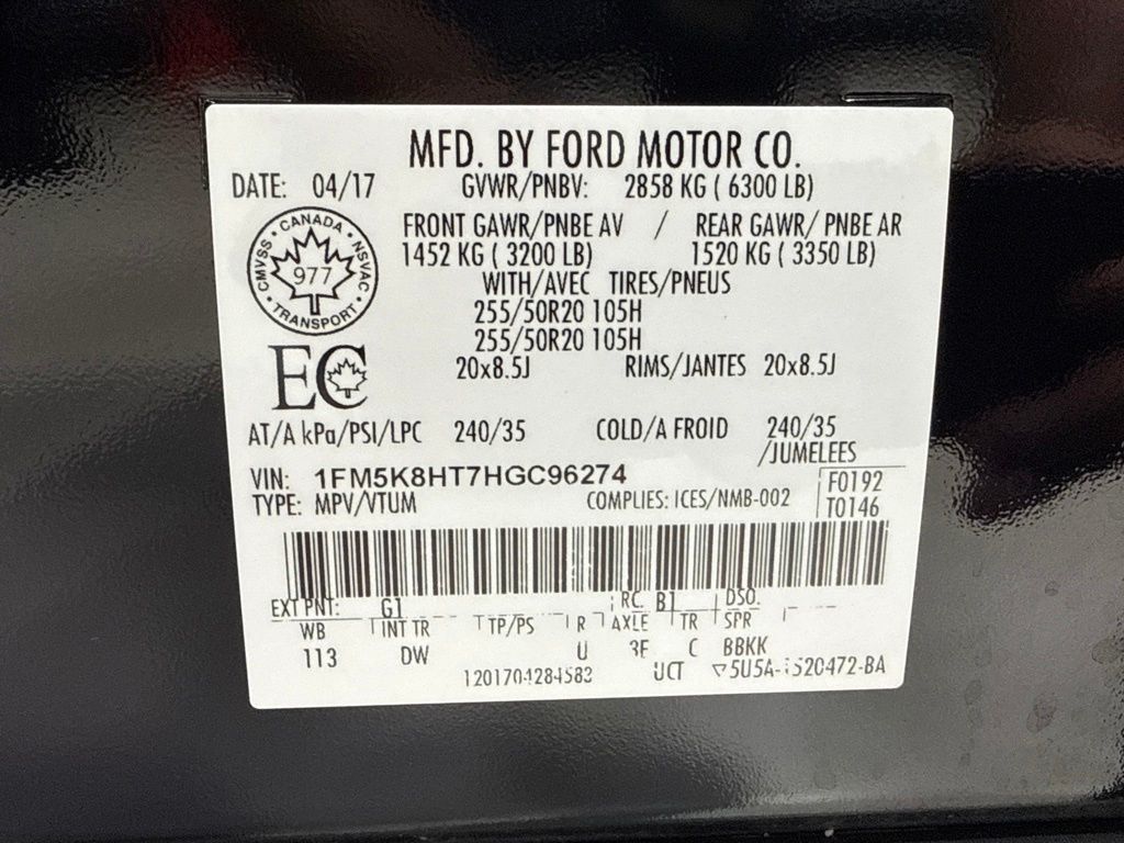 2017 Ford Explorer Platinum 4WD - 23072267 - 33