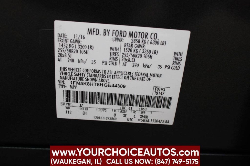 2017 Ford Explorer Platinum 4WD - 22914814 - 37