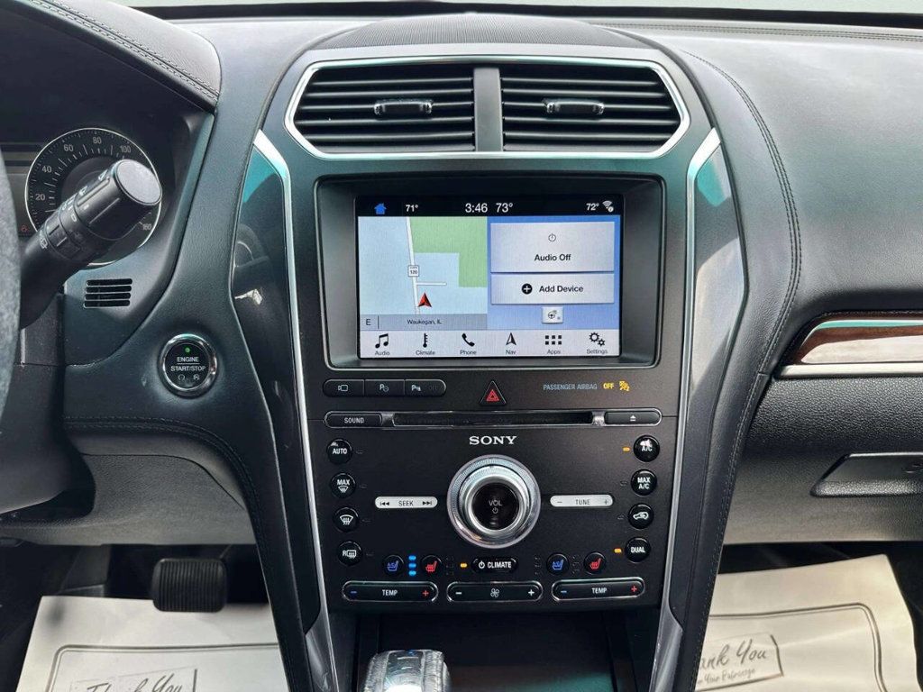 2017 Ford Explorer Platinum 4WD - 23051496 - 22