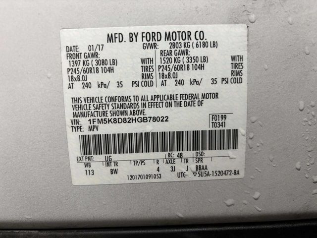 2017 Ford Explorer XLT 4WD - 22968418 - 40