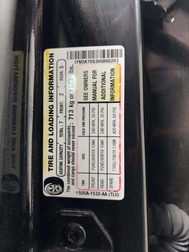 2017 Ford Explorer XLT FWD - 22950604 - 42