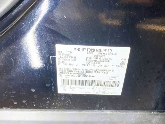 2017 Ford Explorer XLT FWD - 22938009 - 62