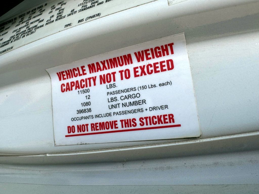 2017 Ford E-350 TurtleTop Non-CDL Wheelchair Shuttle Bus For Seniors Adults & NEMT Wheelchair Transportation - 22918621 - 53