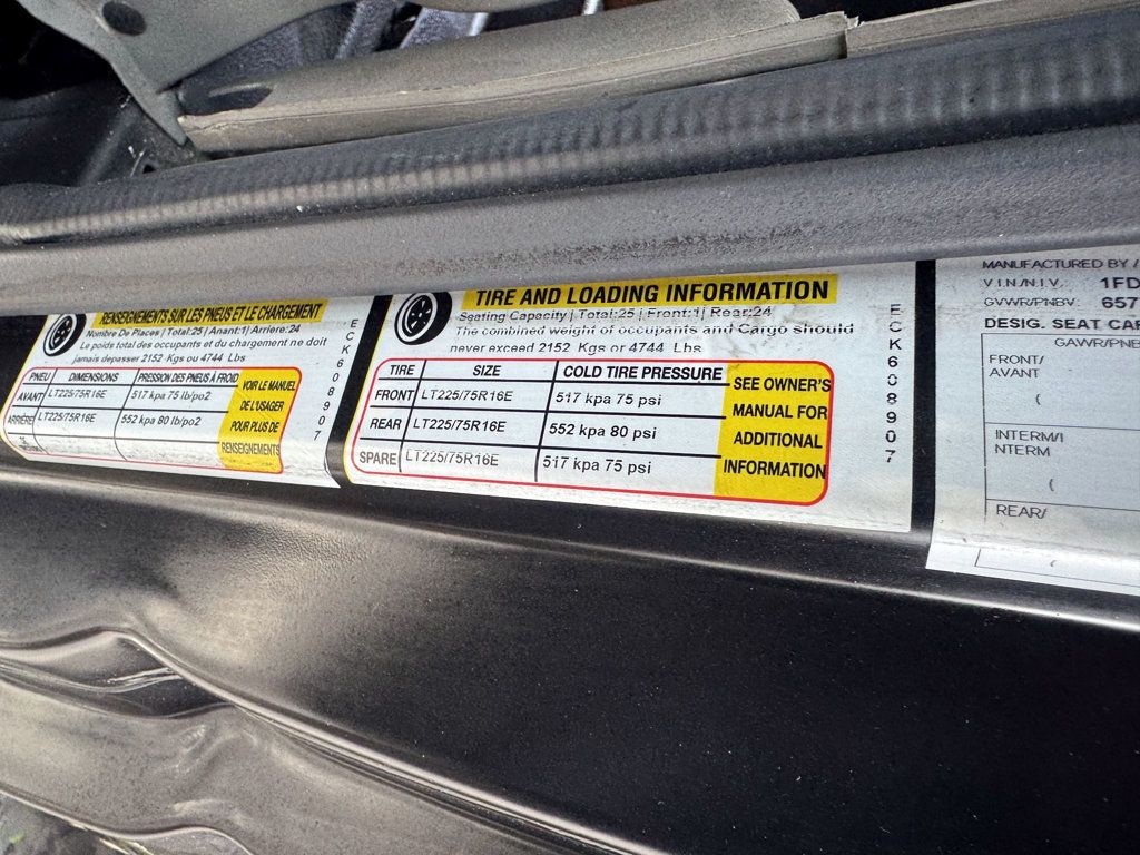 2017 Ford E-450 Cutaway 24 Passenger Shuttle Bus For Tours Charters Activity & Church Transportation - 22915162 - 42