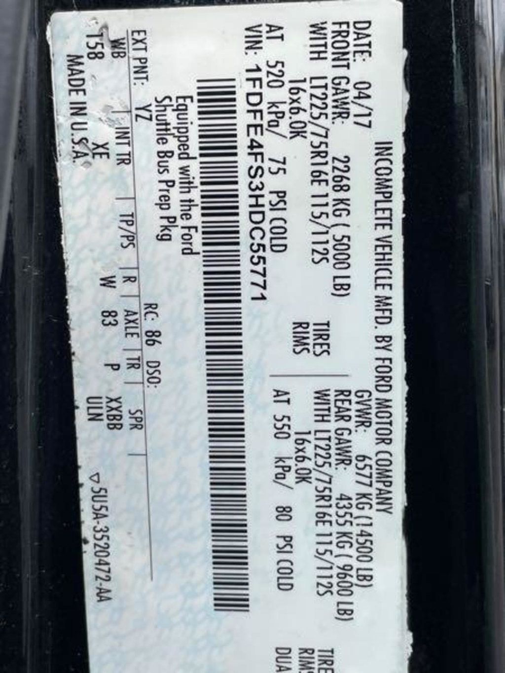 2017 Ford E-450 Cutaway 24 Passenger Starcraft Shuttle Bus For Tours Charters Activity & Church Transportation - 22915162 - 12