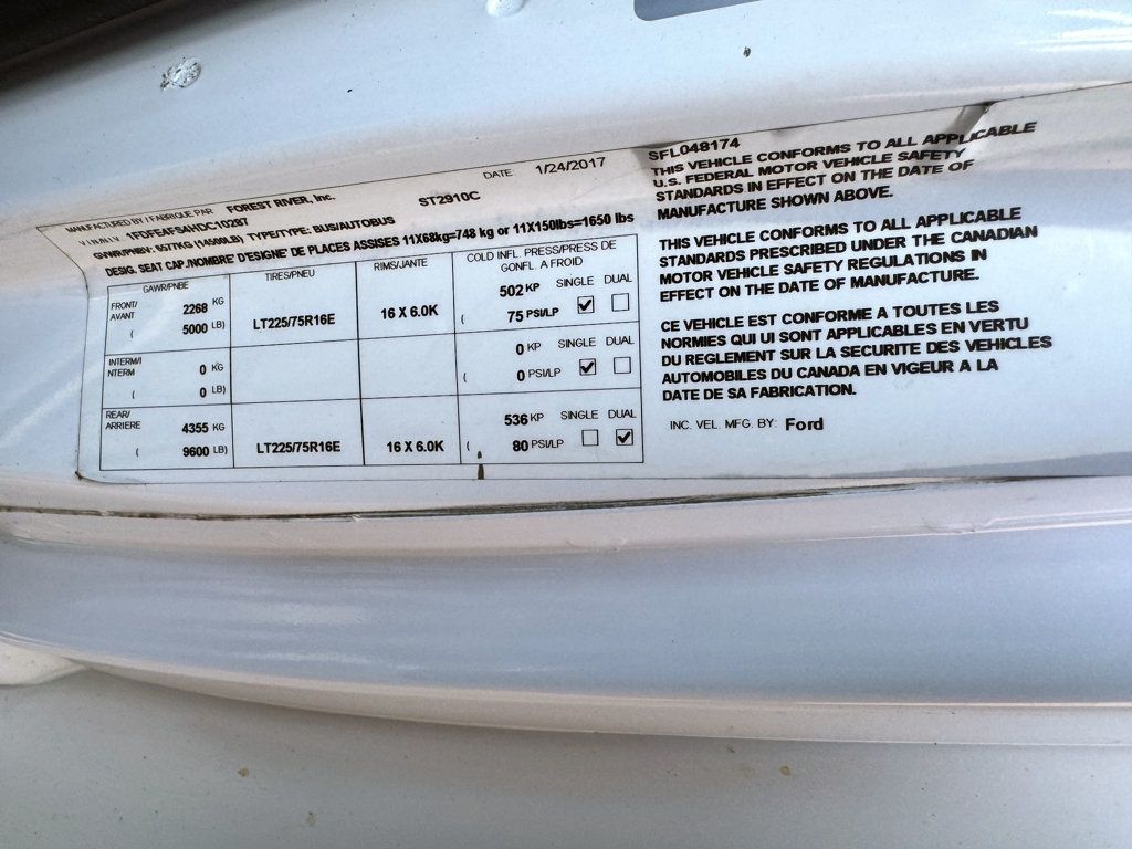 2017 Ford E-450 Non-CDL Wheelchair Shuttle Bus For Sale For Adults Medical Transport Mobility ADA Handicapped - 22914012 - 49