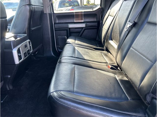 2017 Ford F150 SuperCrew Cab LARIAT 4X4 5.0L FLEX FUEL BACK UP CAM 1 OWNER - 23084807 - 24