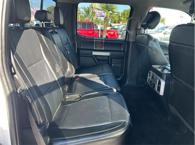 2017 Ford F150 SuperCrew Cab LARIAT 4X4 5.0L FLEX FUEL BACK UP CAM 1 OWNER - 23084807 - 28