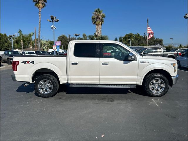 2017 Ford F150 SuperCrew Cab LARIAT 4X4 5.0L FLEX FUEL BACK UP CAM 1 OWNER - 23084807 - 4