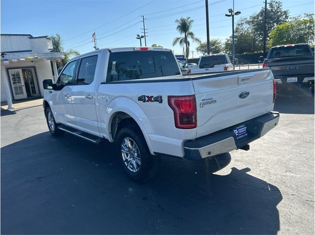 2017 Ford F150 SuperCrew Cab LARIAT 4X4 5.0L FLEX FUEL BACK UP CAM 1 OWNER - 23084807 - 8