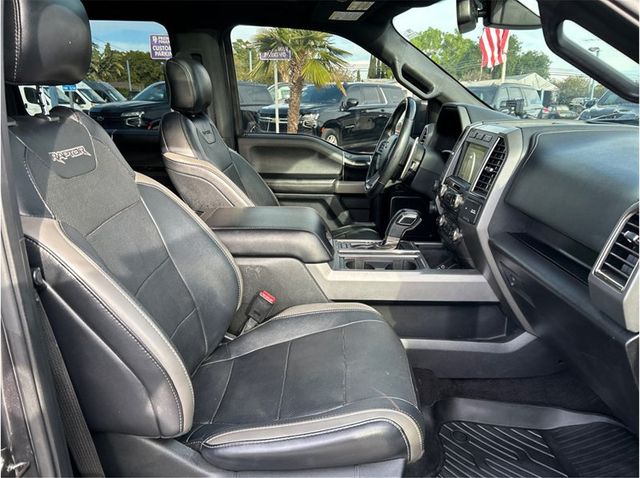 2017 Ford F150 SuperCrew Cab RAPTOR 4X4 NAV BACK UP CAM CLEAN - 22998569 - 21