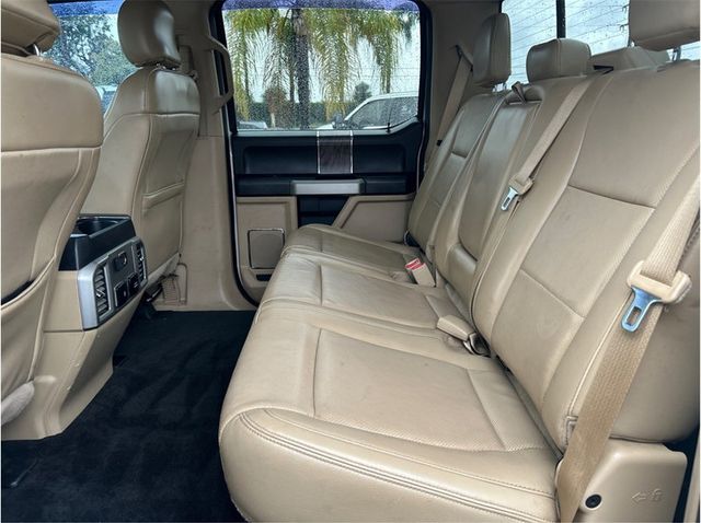 2017 Ford F350 Super Duty Crew Cab LARIAT DUALLY 4X4 DIESEL NAV BACK UP CAM CLEAN - 22969676 - 19