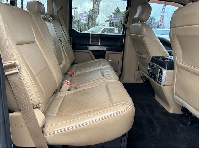 2017 Ford F350 Super Duty Crew Cab LARIAT DUALLY 4X4 DIESEL NAV BACK UP CAM CLEAN - 22969676 - 21