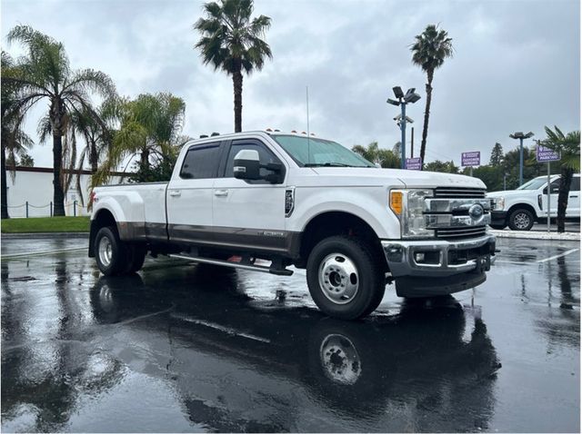 2017 Ford F350 Super Duty Crew Cab LARIAT DUALLY 4X4 DIESEL NAV BACK UP CAM CLEAN - 22969676 - 2